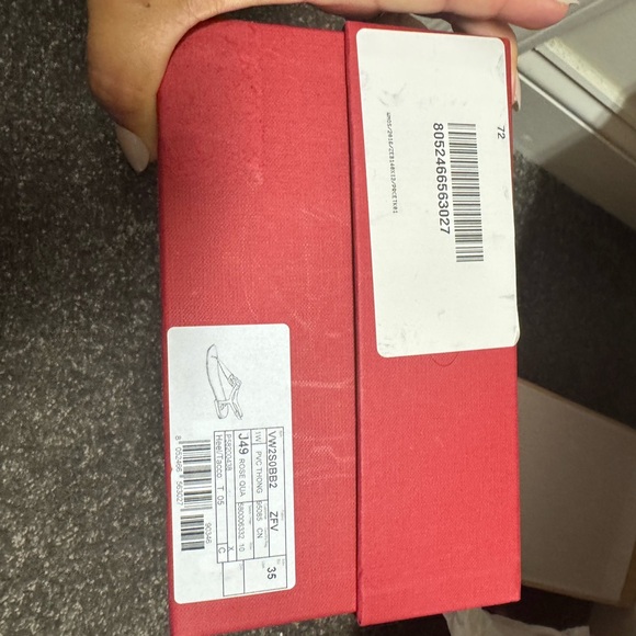 Valentino Pink and Cream Sandals - Picture 3 of 3